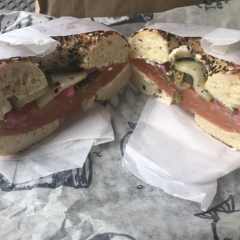 The Lox - The Lox on an everything bagel - Breakfast & Brunch Near Me - Columbus, Ohio