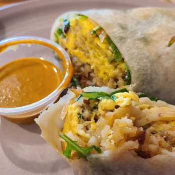 Copa Vida - Sausage breakfast burrito, no cheese - New American Near Me - Pasadena, California