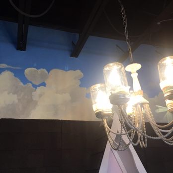 Birdie Bistro - Cloudy walls and Chandelier - Coffee & Tea Near Me - McAllen, Texas Birdie Bistro - Cloudy walls and Chandelier - Coffee & Tea Near Me - McAllen, Texas