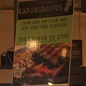 Kaboburritos - Text 57711 for a good deal. :-) - Mediterranean Near Me - Kennett Square, Pennsylvania Kaboburritos - Text 57711 for a good deal. :-) - Mediterranean Near Me - Kennett Square, Pennsylvania