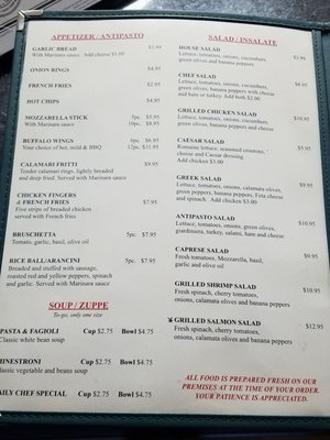 Menu photo 1 Elizabeth’s Pizza Walkertown Walkertown, NC Menu photo 1 Elizabeth’s Pizza Walkertown Walkertown, NC