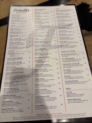 Menu photo 1 Fratelli's Italian And Seafood Hampstead, MD Menu photo 1 Fratelli's Italian And Seafood Hampstead, MD