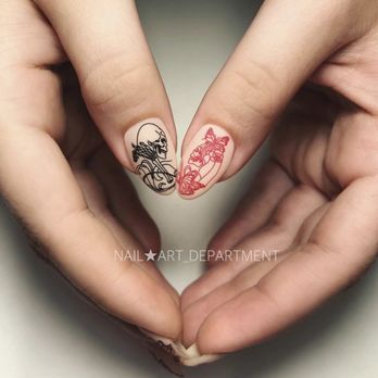 Nail Art - Halloween Russian dry manicure - Nail Technicians Near Me - Hallandale Beach, Florida Nail Art - Halloween Russian dry manicure - Nail Technicians Near Me - Hallandale Beach, Florida