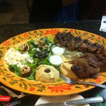 Mediterranean Cafe - Dinner for two, HUGE platter - Greek Near Me - San Diego, California Mediterranean Cafe - Dinner for two, HUGE platter - Greek Near Me - San Diego, California