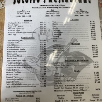 Socorro's Restaurant - New prices - Mexican Near Me - Van Nuys, California