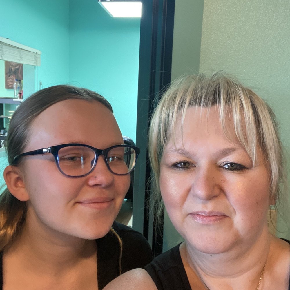My grand daughter and I.