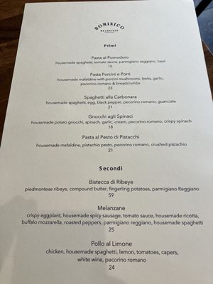 Menu photo 4 Dominico Meadville, PA