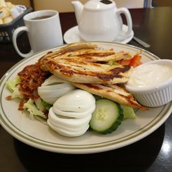 Molly's Country Kitchen - This called Cob Salad with roasted chicken on top .