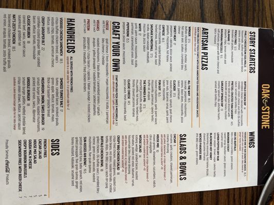 Menu photo 5 Oak & Stone Saint Petersburg, FL