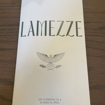 Lamezze - Menu - Mediterranean Near Me - El Paso, Texas