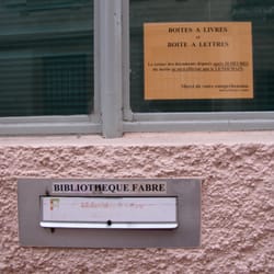 Bibliothèque Fabre - Boite à livres.