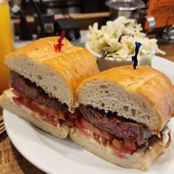Marvin's Breakfast Club - STEAK SANDWICH Best Everrrrr God Knows I'm not Lying Soooooo Delicious!!!!