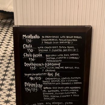 Spoonery - menu (january 2023) - Soup Near Me - Malmö, Alberta