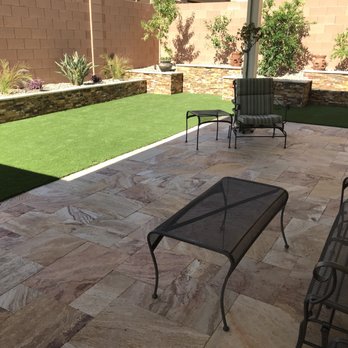 Rick's Lawn & Landscaping - a patio with artificial grass - Landscaping Near Me - Las Vegas, Nevada Rick's Lawn & Landscaping - a patio with artificial grass - Landscaping Near Me - Las Vegas, Nevada