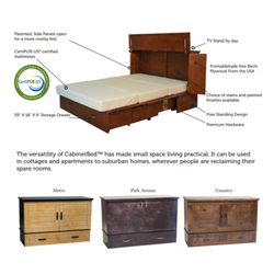 Our Cabinet Beds are Versatile, Space-Saving Solutions For Small Spaces