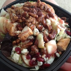 Wendy's - Apple walnut chicken salad. Really good!