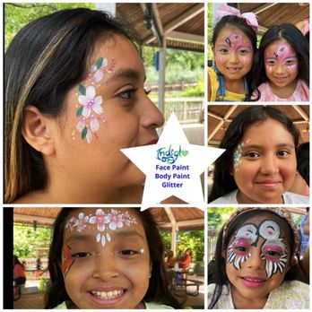 Indiglo Entertainment - Zoo Party! Pretty designs with glitter - Face Painting Near Me Indiglo Entertainment - Zoo Party! Pretty designs with glitter - Face Painting Near Me