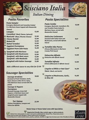 Menu photo 8 Scisciano Italia San Antonio, TX