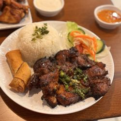 Pho 81 - Grilled chicken plate