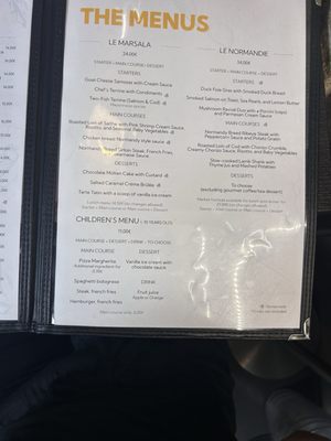 Menu photo 1 Le Marsala Bayeux, 14 Menu photo 1 Le Marsala Bayeux, 14