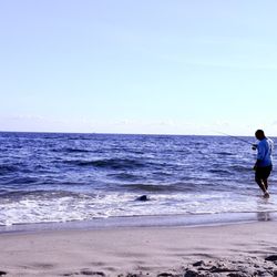 Sandy Hook Beach - Fisherman