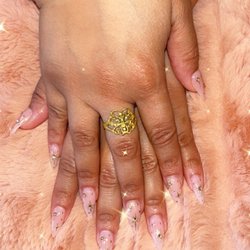 ZaneyyNails - Medium stiletto acrylic set