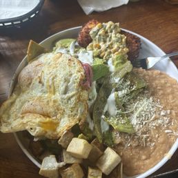 Sinaloa Breakfast w/ over easy eggs Sinaloa Breakfast w/ over easy eggs