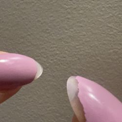 Villa Nail Spa - Old Saybrook - This happened within 3 days of getting them done and they would not fit me in to fix them, which would only have taken 15 minutes.