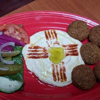 Mazaya Cafe - Falafel plate - Mediterranean Near Me - Albuquerque, New Mexico