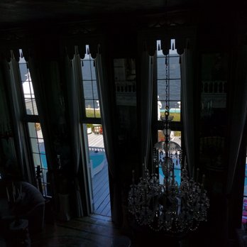 Belvedere Guest House - Yoga on the bay deck, seen through the windows - Guest Houses Near Me - Cherry Grove, New York Belvedere Guest House - Yoga on the bay deck, seen through the windows - Guest Houses Near Me - Cherry Grove, New York