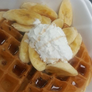 Hanz Diner - Banana nut waffle - American Near Me - Houston, Texas Hanz Diner - Banana nut waffle - American Near Me - Houston, Texas