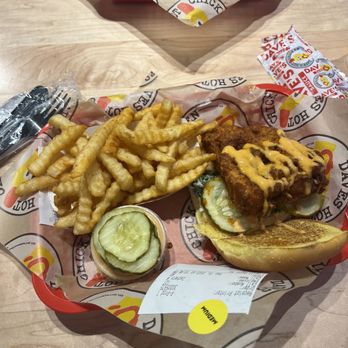 Dave's Hot Chicken - Cauli Daves #4 1 Cauli Slider with Fries - Chicken Shop Near Me - Eugene, Oregon Dave's Hot Chicken - Cauli Daves #4 1 Cauli Slider with Fries - Chicken Shop Near Me - Eugene, Oregon