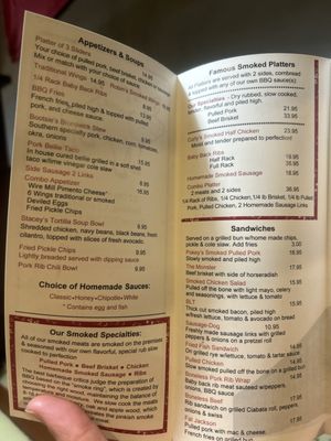 Menu photo 2 Wire Mill Saloon & Barbecue Redding, CT