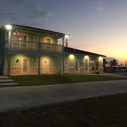 Port A RV Resort - Main office and Community Room at sunset