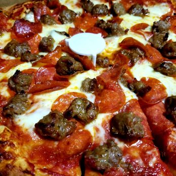 Rio's Pizza - Pepperoni and Sausage - Pizza Near Me - Montebello, California Rio's Pizza - Pepperoni and Sausage - Pizza Near Me - Montebello, California