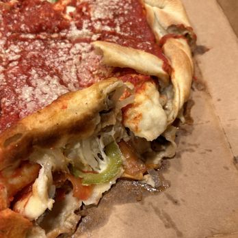 Rosati's Chicago Pizza - Underbaked pizza in a grease soaked box - Pizza Near Me - Louisville, Colorado Rosati's Chicago Pizza - Underbaked pizza in a grease soaked box - Pizza Near Me - Louisville, Colorado