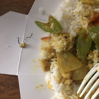 Magic Wok - My Door Dash came in there was a metal wire inside of my food that I pulled out of my mouth and all I got was a refund - Chinese Near Me - Mansfield, Ohio
