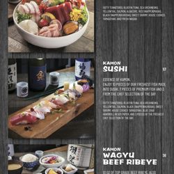 Kamon Sushi - Our Menu