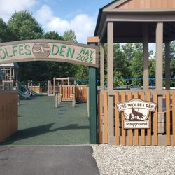 Wolfe Park - Entrance to new playground