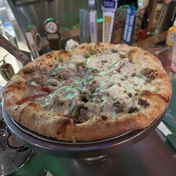 Green Front Restaurant - Steak pizza - New American Near Me - Canandaigua, New York