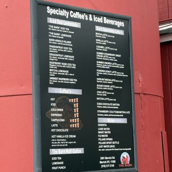 The Barn - Merrick - menu - Coffee Roasteries Near Me - Merrick, New York