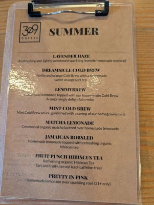 Menu photo 2 309 Coffee Georgetown, TX Menu photo 2 309 Coffee Georgetown, TX