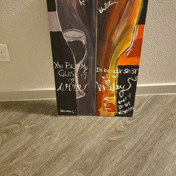 Painting with a Twist - Our lovely 'Wine & Whiskey' paintings - Art Classes Near Me - Houston, Texas Painting with a Twist - Our lovely 'Wine & Whiskey' paintings - Art Classes Near Me - Houston, Texas