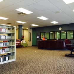 George Memorial Library - PC room in background where all the audio visual material is located. On second floor. Plenty of PCs to use!