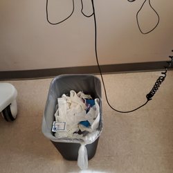 Jewish Hospital - Trash can full