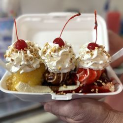 Ms Mary's Old Town Snoballs & Ice Cream - Banana Split
