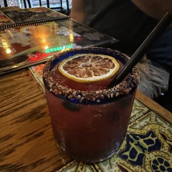 El Tarasco Mexican Restaurant - blueberry Margarita - Mexican Near Me - Visalia, California