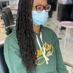 Human hair kinks twist