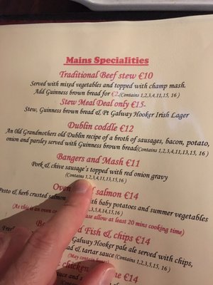 Menu photo 7 The Lotts Café Bar Dublin, D Menu photo 7 The Lotts Café Bar Dublin, D