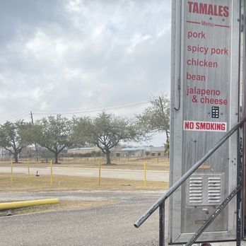 HOT Tamales - the back of a food truck - Food Trucks Near Me - Friendswood, Texas